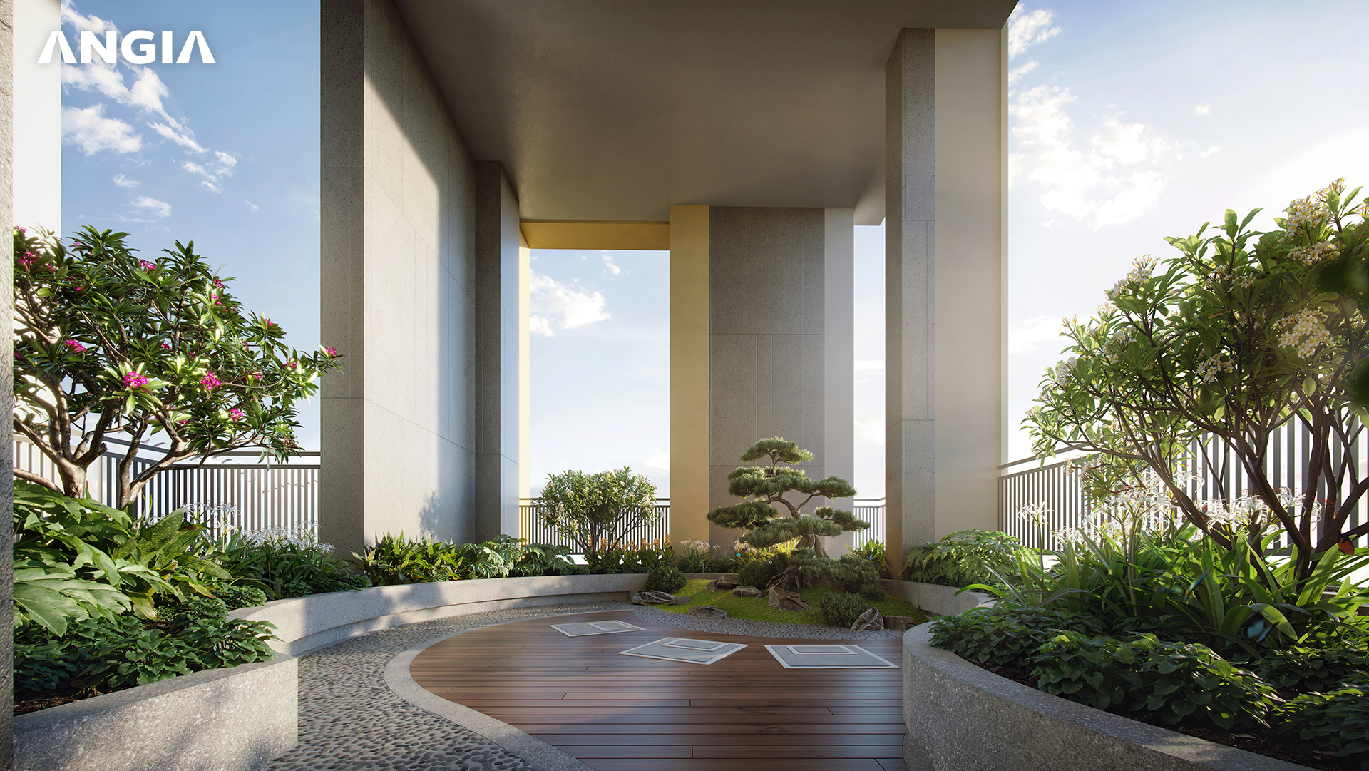 Vườn thiền trên không The Gió Riverside